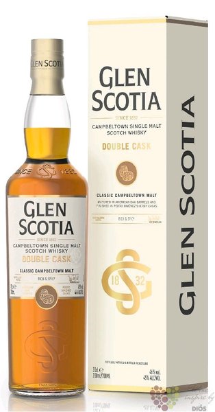 Glen Scotia Double cask  PX cask finish Rich &amp; Spicy  Campbeltown whisky 46% vol.  0.70 l