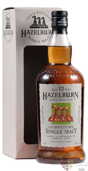 Hazelburn 12 years old Campbeltown whisky by Springbank 46% vol.  0.70 l
