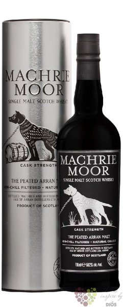 the Arran  Machrie Moor cask strength batch. 5  peated single malt whisky 56.2% vol.  0.70 l