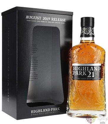Highland Park 1998  August 2019 Release  aged 21 years Orkney whisky 46% vol.0.70 l