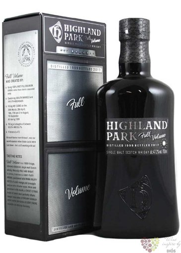 Highland Park 1999  full Volume  Orkney whisky 47.2% vol.  0.70 l