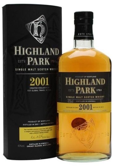 Highland Park 2001  Vintage Edition  Rare Orkney whisky 40% vol.  1.00 l