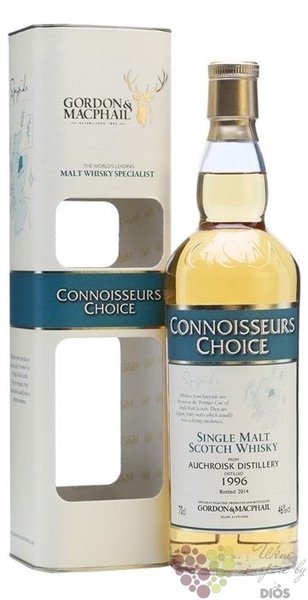 Auchroisk 1996  Gordon &amp; MacPhail Connoisseurs choice  Speyside whisky 46%vol.  0.70 l