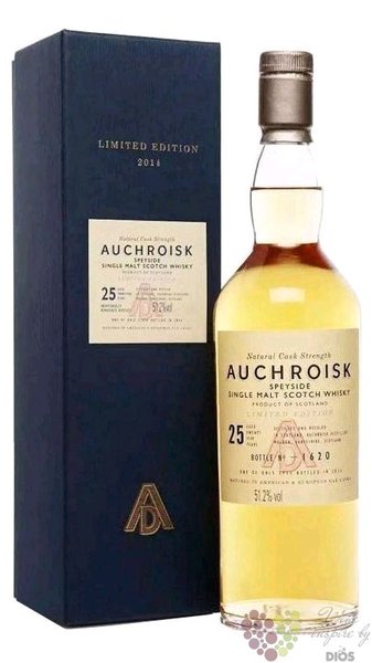Auchroisk aged 25 years bottled 2016 Single malt Speyside whisky 51.2% vol.  0.70 l
