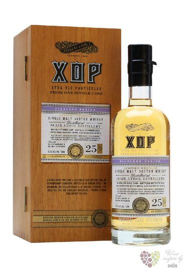 Blair Athol 1989  XOP Douglas Laing &amp; Co  aged 25 years Highlands whisky 49.3% vol.  0.70 l