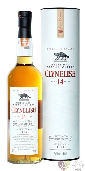 Clynelish 14 years old single malt coastal Highland whisky 46% vol.  0.20 l