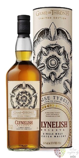 Clynelish Reserve  Game of Thrones ltd. House Tyrell  Highland whisky 51.2% vol.  0.70 l