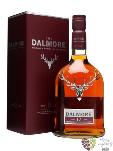 Dalmore 12 years old single malt Highland whisky 40% vol.   0.70 l