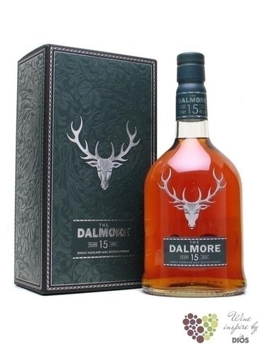 Dalmore 15 years old single malt Highland whisky 40% vol.    0.70 l