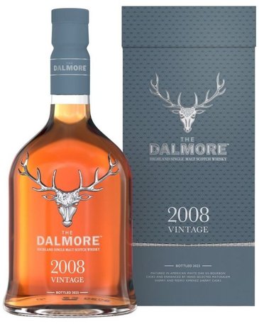 Dalmore  Vintage  2008 aged 15 years of single malt Highland whisky  45.8% vol.  0.70 l