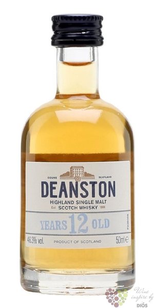 Deanston 12 years old single malt Highland whisky 46.3% vol.   0.05 l