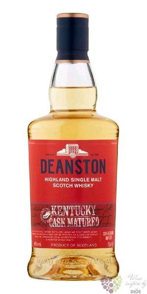 Deanston  Kentucky Cask Matured  single malt Highland whisky 40% vol.  0.70 l