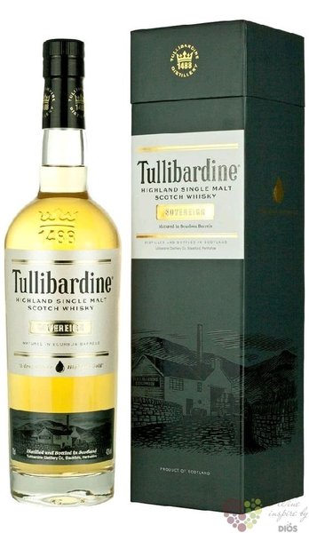 Tullibardine  Sovereign bourbon cask  single malt Highland whisky 43% vol.0.70 l