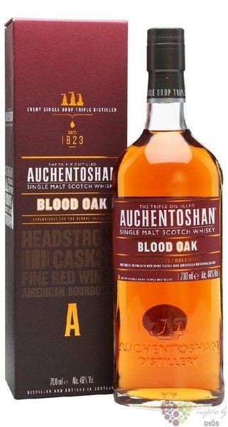 Auchentoshan  Blood Oak  aged 14 years single malt Lowland whisky 46% vol. 0.70 l