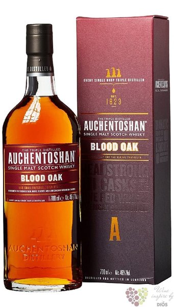 Auchentoshan  Blood Oak  single malt Lowland whisky 46% vol.  0.70 l