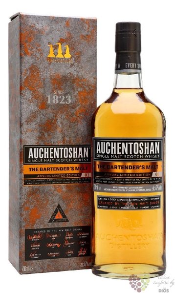 Auchentoshan  Bartenders malt annual ed.1  single malt Lowland whisky 47% vol.  0.70 l