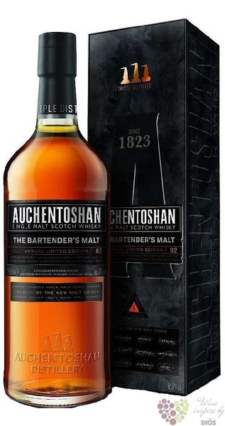 Auchentoshan  Bartenders malt annual ed.2  single malt Lowland whisky 50% vol.  0.70 l
