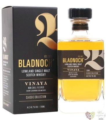 Bladnoch  Vinaya  single malt Lowlands whisky 46.7% vol.  0.70 l