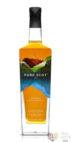 Bladnoch „ Pure Scot ” blended Scotch whisky 40% vol.  0.70 l