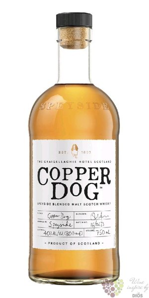 Craigellachie  Copper dog  Speyside malt whisky 40% vol.  0.70 l