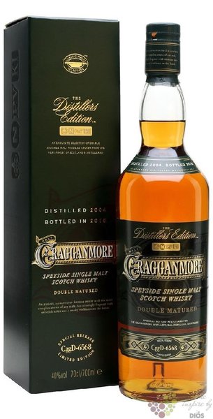 Cragganmore 2004  Distillers edition 2016  Speyside whisky 40% vol.  0.70 l