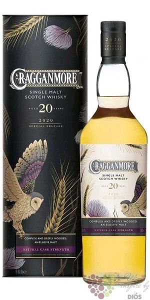 Cragganmore 2007  Special releases 2020  Speyside whisky 55.8% vol.  0.70 l
