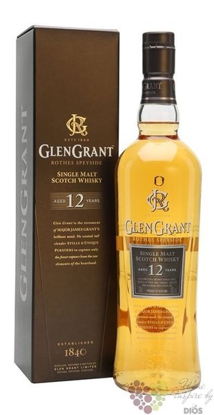 Glen Grant 12 years old single malt Speyside whisky 43% vol.  0.70 l