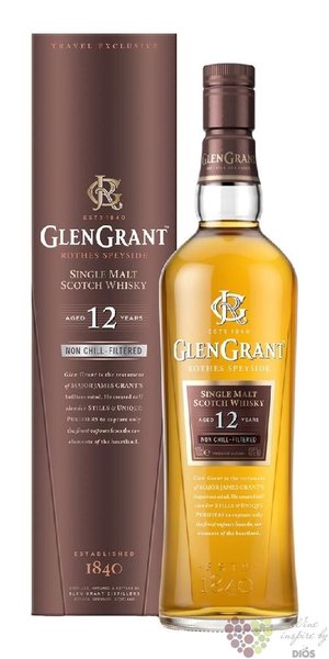 Glen Grant 12 years old single malt Speyside whisky 46% vol  1.00 l