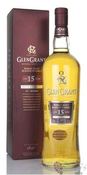 Glen Grant  Batch Strength  15 years old Speyside whisky 50%vol.  1.00 l
