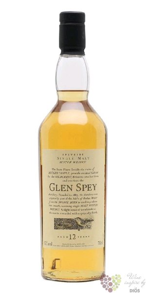 Glen Spey  Flora &amp; Fauna Series  12 years old single malt Speyside whisky 43%vol.   0.70 l