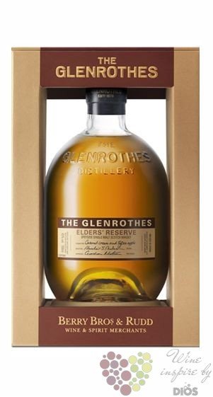 Glenrothes  Elders reserve  single malt Speyside whisky 43% vol.    0.70 l