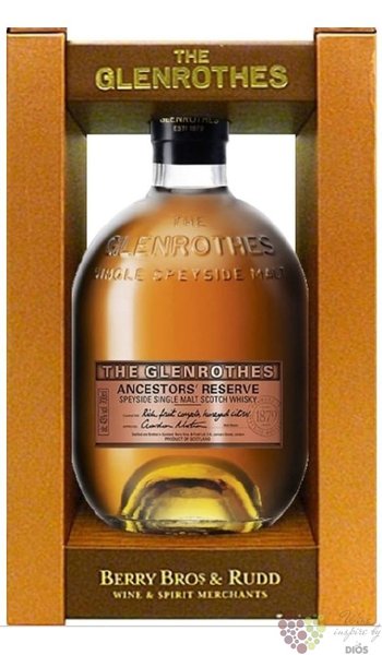 Glenrothes  Ancestors reserve  Speyside whisky 43% vol.  0.70 l
