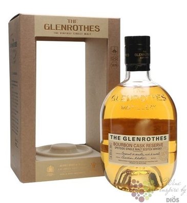 Glenrothes  Bourbon cask reserve  single malt Speyside whisky 40% vol.  0.70 l