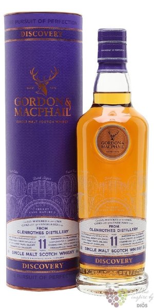 Glenrothes  Gordon &amp; MacPhail Sherry cask Discovery  aged 11 years Speyside whisky 43% vol. 0.
