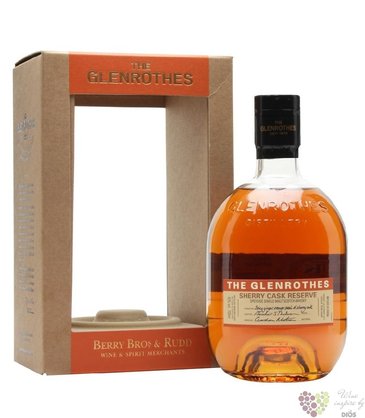 Glenrothes „ Sherry cask reserve ” single malt Speyside whisky 43% vol.  0.70 l