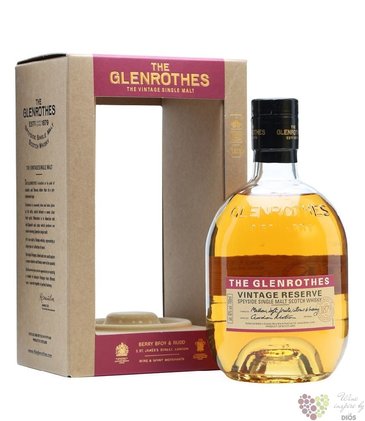 Glenrothes  Vintage reserve   multivintage single malt Speyside whisky 40% vol.  0.70 l