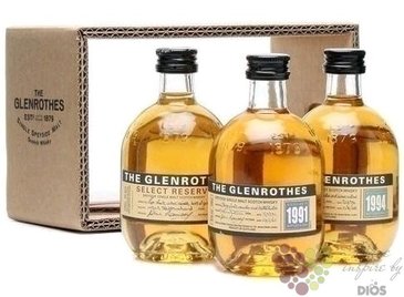 Glenrothes  91&amp;85&amp;SR  set Vintage Speyside whisky 43% vol. 3 x 0.10 l