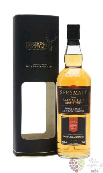 Macallan 2005  Gordon &amp; MacPhail Speymalt  Speyside single malt whisky 43%vol.  0.70 l