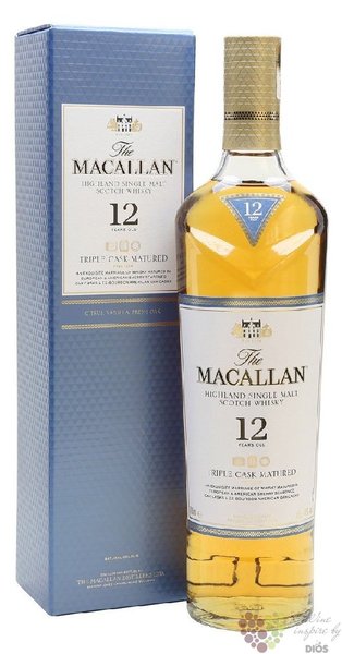 Macallan  Triple cask  aged 12 years Speyside single malt whisky 40% vol.  0.70 l