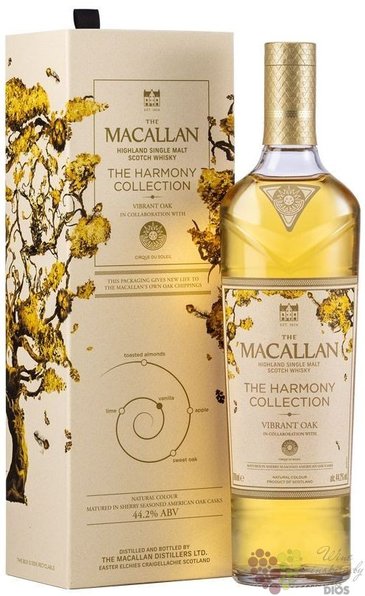 Macallan  Harmony Vibrant OAK  Speyside whisky  44.2% vol.  0.70 l