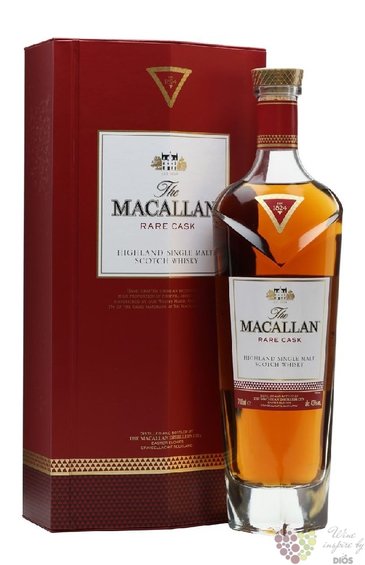 Macallan 1824 series „ Rare cask red ” bott. 2014 Speyside single malt whisky 43% vol.  0.70 l