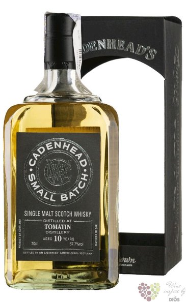 Tomatin  Cadenheads Small batch  aged 12 years Speyside whisky 46% vol.  0.70 l