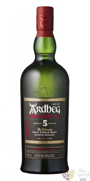Ardbeg the Ultimate  Wee Beastie  aged 5 years Islay whisky 47.4% vol.  0.70 l