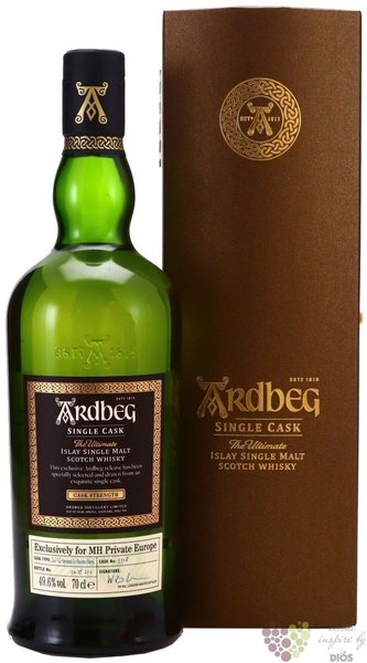 Ardbeg Private Reserve 2002  Single Bourbon cask no. 3308  Islay whisky  49.6% vol.  0.70 l