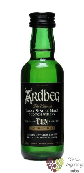Ardbeg the Ultimate  TEN  aged 10 years Islay whisky 46% vol.  0.05 l