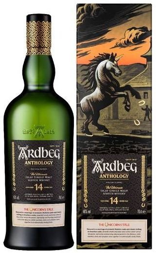 Ardbeg the Ultimate  Anthology Unicorn Tale  aged 14 years Islay whisky  46% vol.  0.70 l