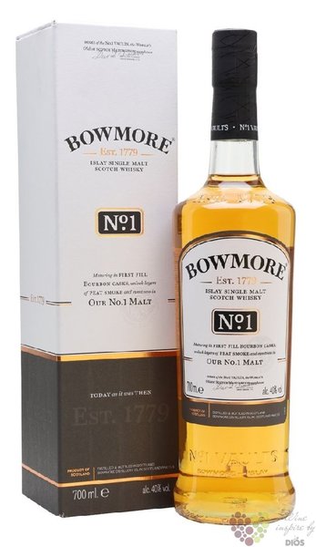 Bowmore „ no.1 ” single malt Islay whisky 40% vol.  0.70 l