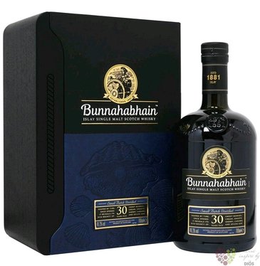 Bunnahabhain 1988  Marsala cask Finish  aged 30 years Islay whisky 47.4% vol.  0.70 l