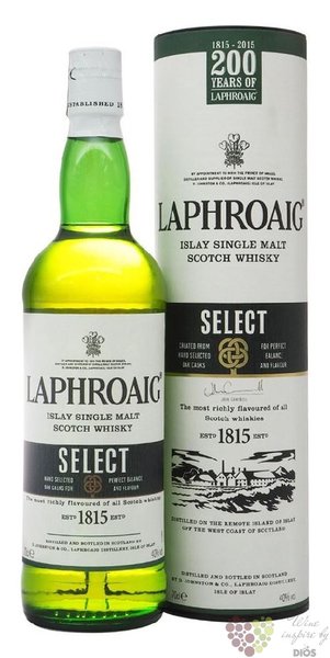 Laphroaig  200 anniversary edition Select  single malt Islay whisky 40% vol.0.70 l