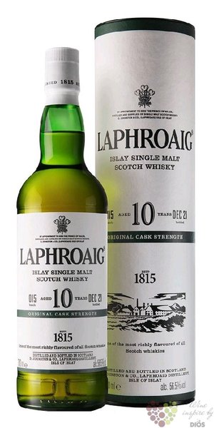 Laphroaig  Cask Strengh batch 015  10 years old single malt Islay whisky 56.5% vol. 0.70 l